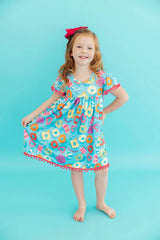 Fun Floaties Pom Pom Dress - Mila & Rose ® - Flyclothing LLC