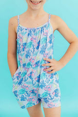 Ocean Harbor Strappy Play Romper - Mila & Rose ® - Flyclothing LLC