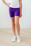 Purple Twirl Shorts