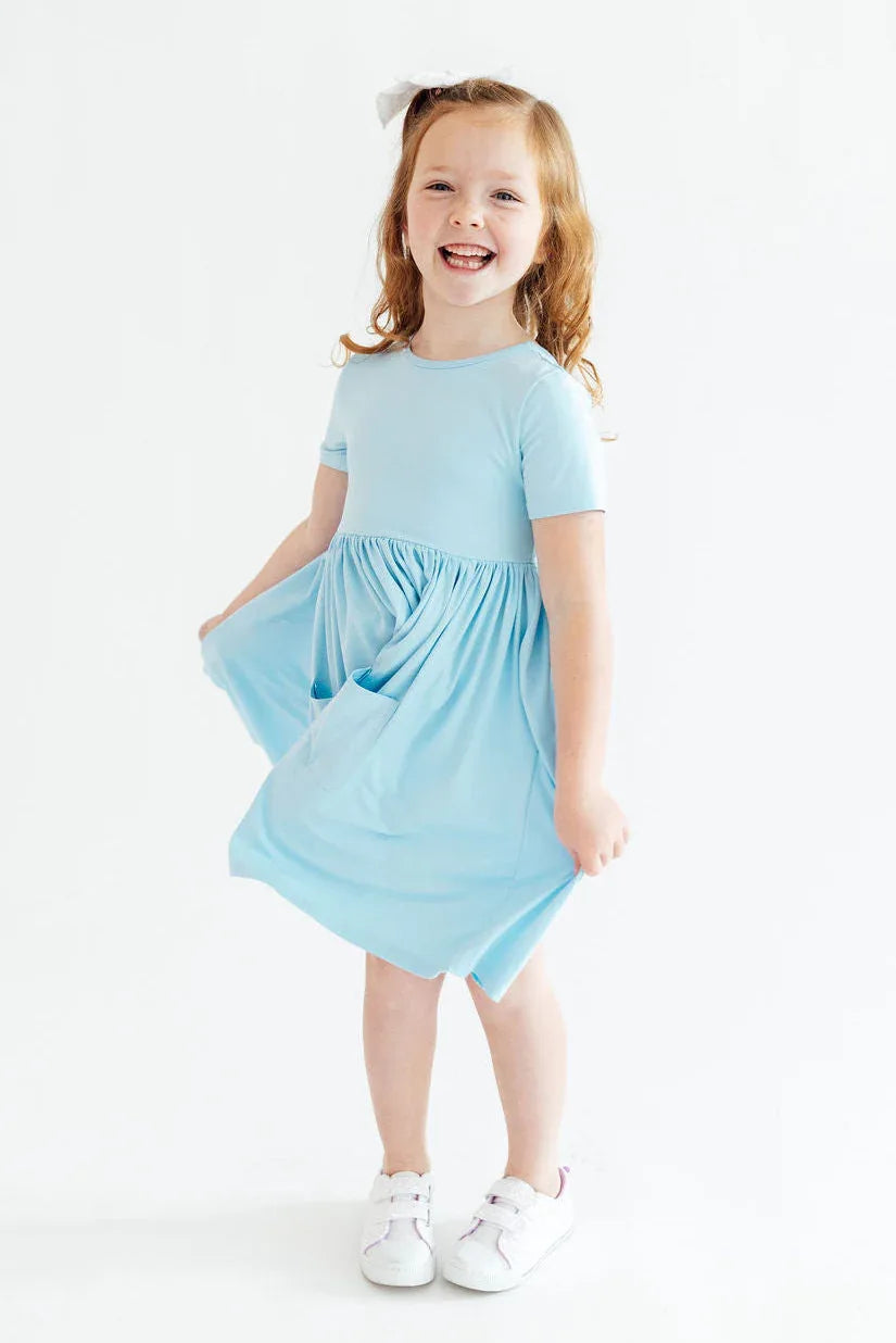 Bluebird S/S Pocket Twirl Dress - Mila & Rose ® - Flyclothing LLC