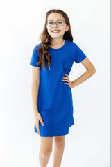 Royal Blue T-Shirt Dress - Mila & Rose ® - Flyclothing LLC