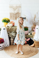 Ghouls Rule 3/4 Sleeve Pocket Twirl Dress - Mila & Rose ® - Flyclothing LLC