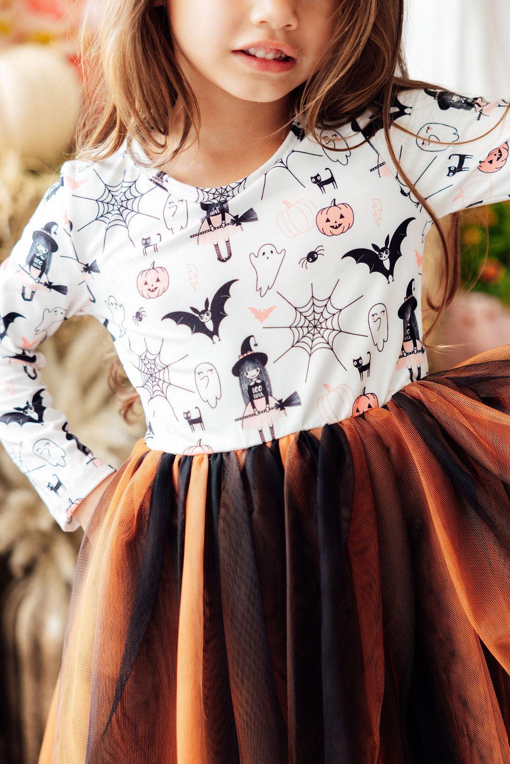 Boo-tiful Halloween L/S Tutu Dress - Mila & Rose ® - Flyclothing LLC