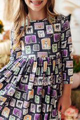 Trick or Treat L/S Pocket Twirl Dress - Mila & Rose ® - Flyclothing LLC