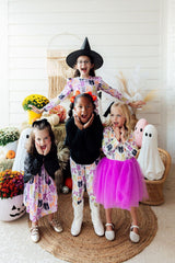 Tied with a Boo Lavender L/S Pocket Twirl Dress - Mila & Rose ® - Flyclothing LLC