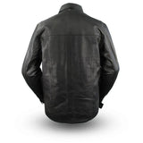 Milestone - Men's Leather Motorcycle Shirt - First Manufacturing Company - Flyclothing LLC