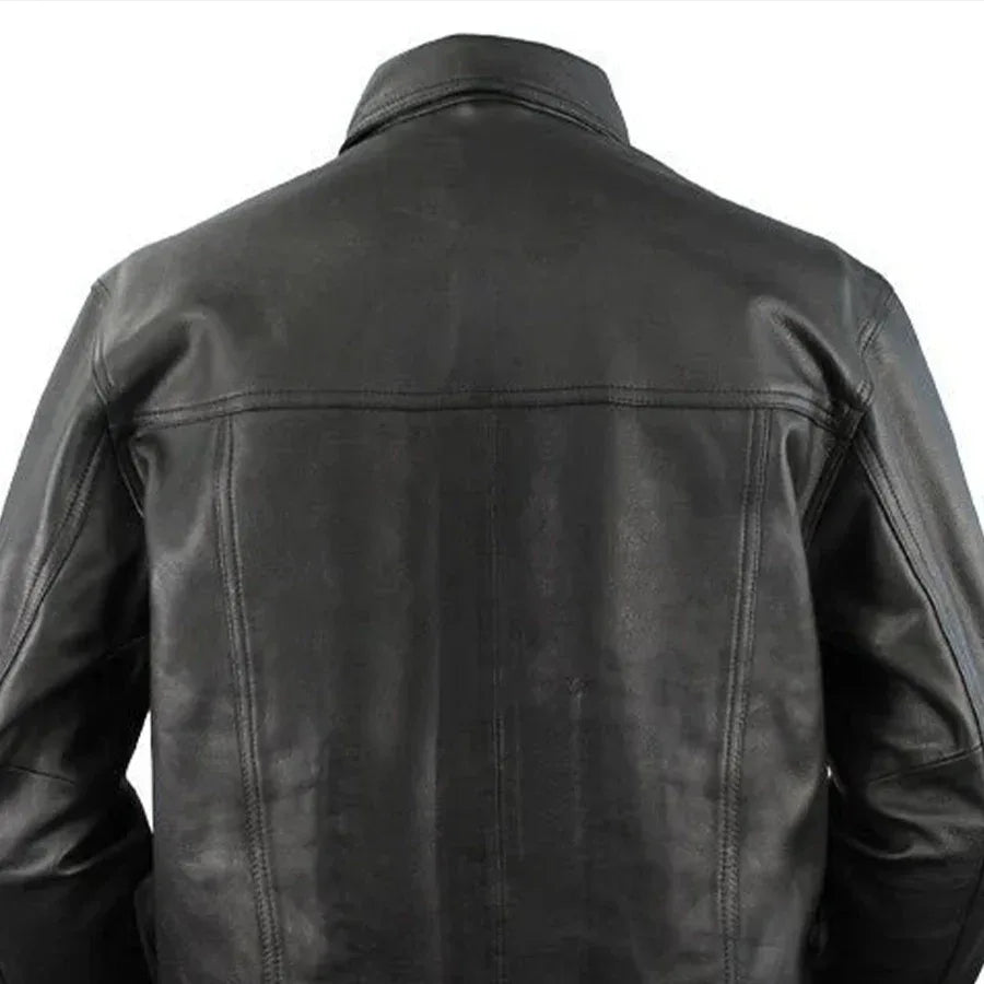 Milestone - Men's Leather Motorcycle Shirt - First Manufacturing Company - Flyclothing LLC