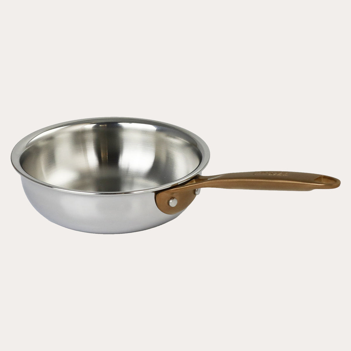 Mini frying pan with Antique Brass handle - CRISTEL USA - Flyclothing LLC