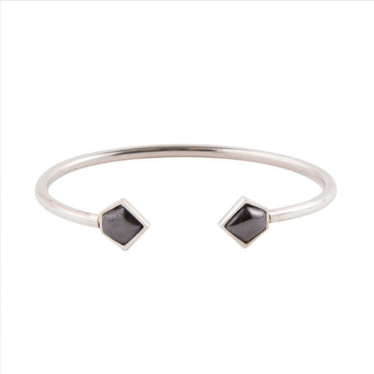 Mirror Image Hematite and Sterling Silver Bracelet - Barse Jewelry - Flyclothing LLC