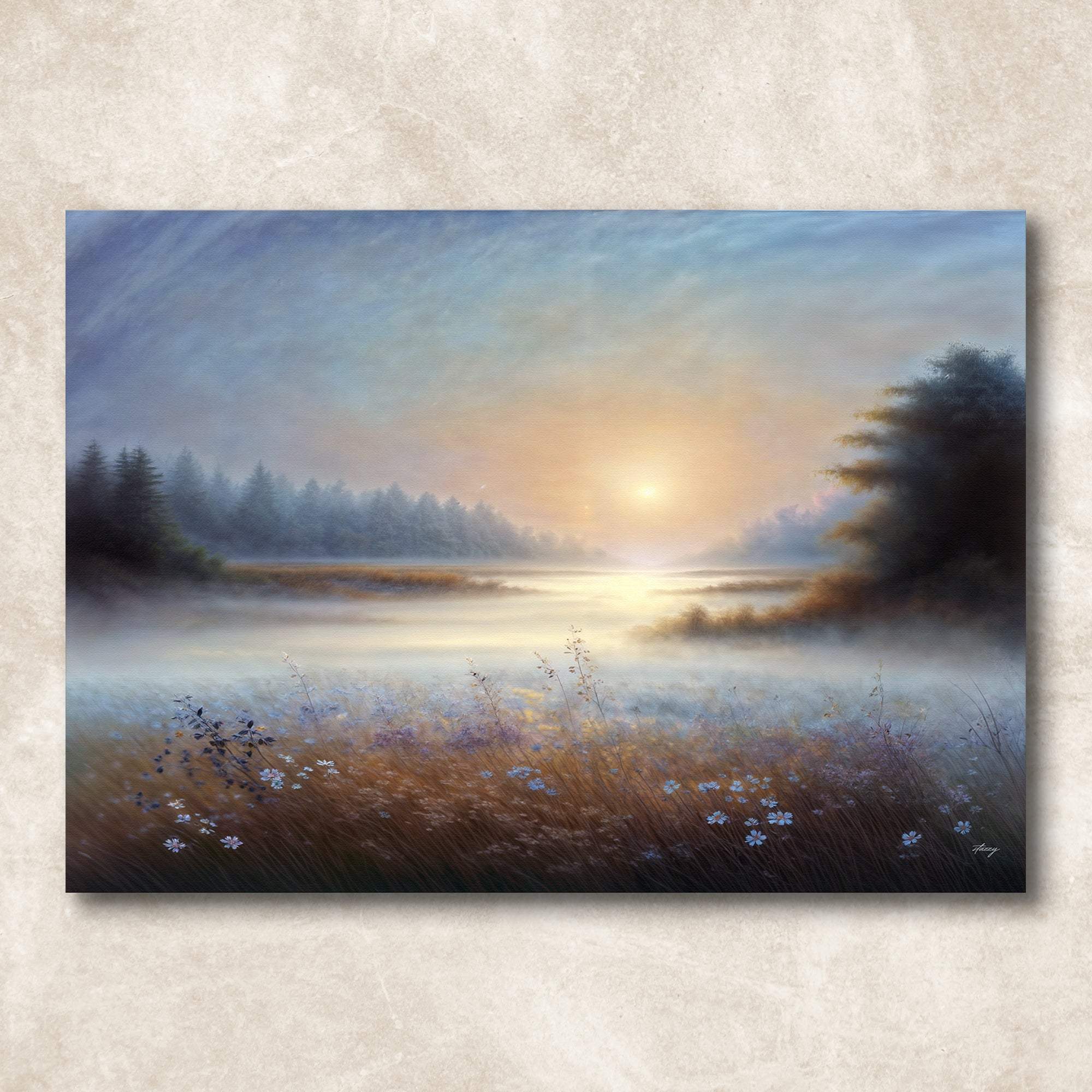 Canvas Print: Misty Serenade - Tailored Canvases - Flyclothing LLC