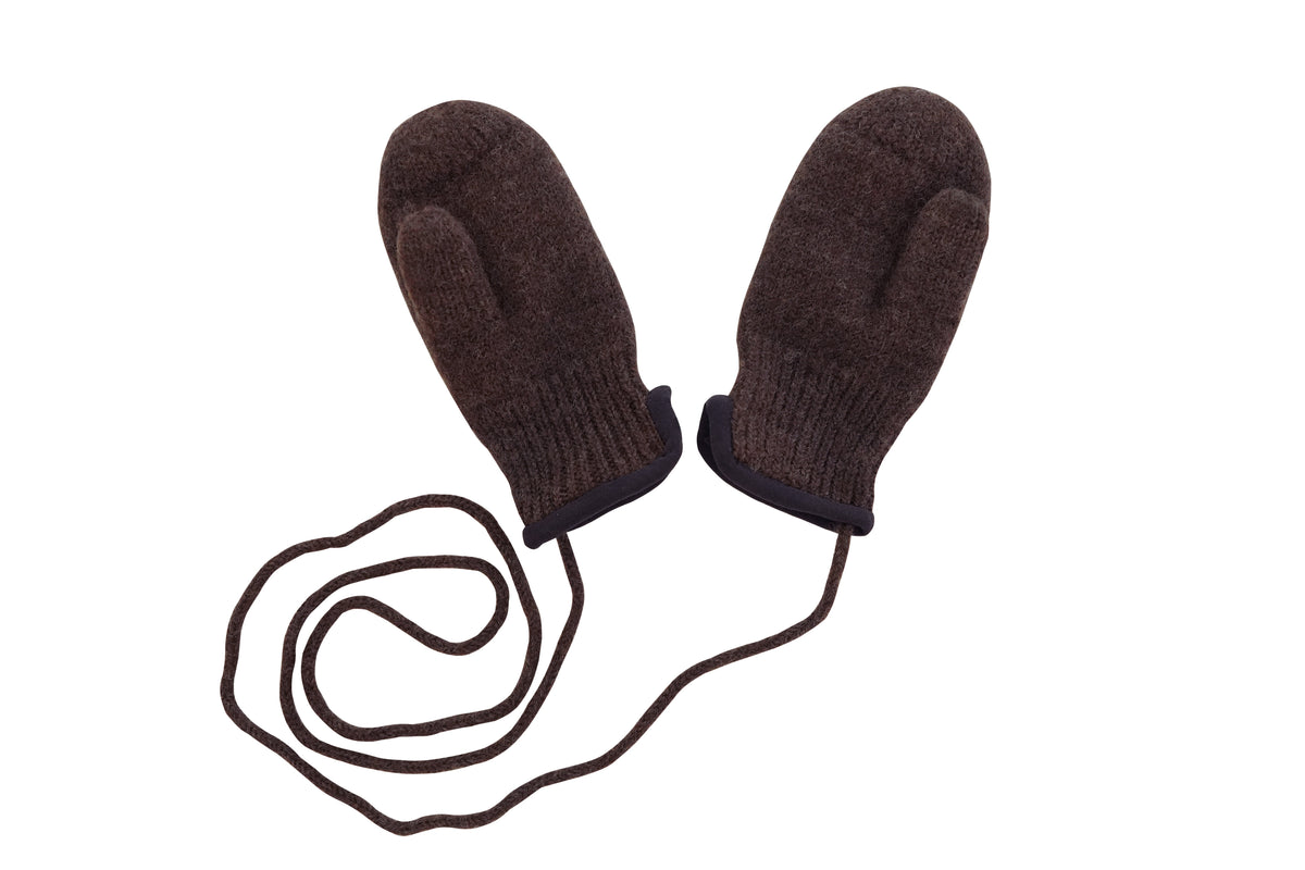 tittimitti® 100% Virgin Wool Baby, Toddler & Kids’ Mittens with Thumb & String - tittimitti - Flyclothing LLC