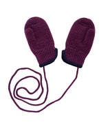 tittimitti® 100% Virgin Wool Baby, Toddler & Kids’ Mittens with Thumb & String - tittimitti - Flyclothing LLC