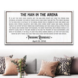 The Man In The Arena Sign VIII - Tailored Canvases - Flyclothing LLC