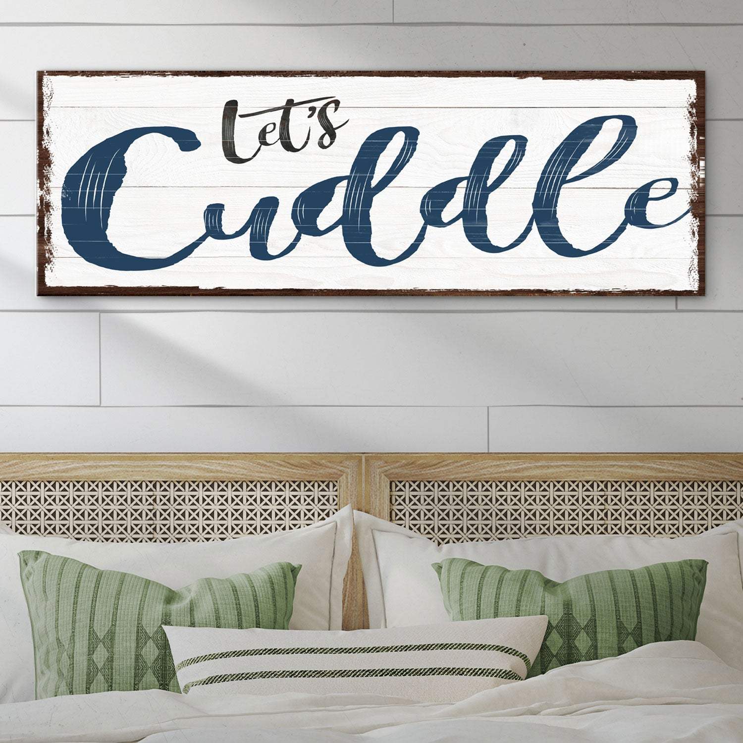 Let's Cuddle Sign II - Tailored Canvases - Flyclothing LLC