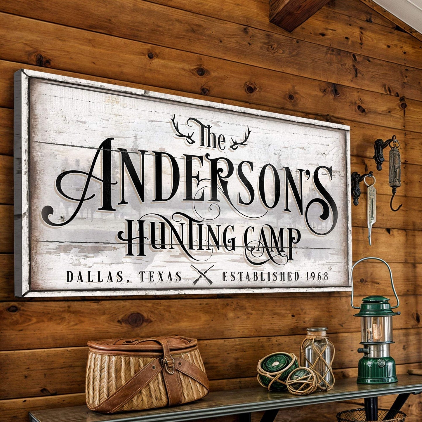 Family Hunting Camp Sign II - Tailored Canvases - Flyclothing LLC