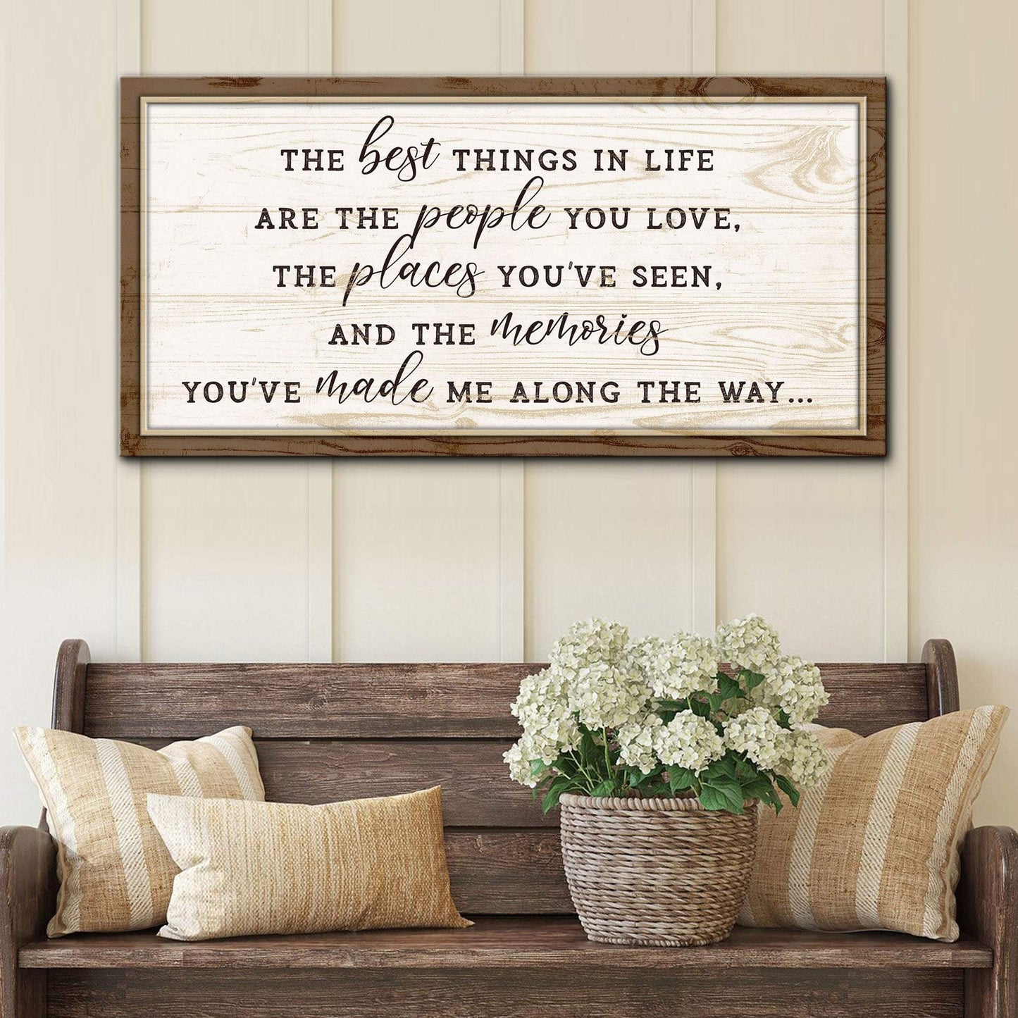 The Best Things In Life Sign VI - Tailored Canvases - Flyclothing LLC