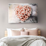 Floral Heart Wall Art II - Tailored Canvases - Flyclothing LLC