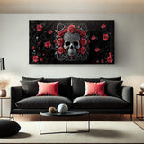 3D Vintage Skull Wall Art II - Tailored Canvases - Flyclothing LLC