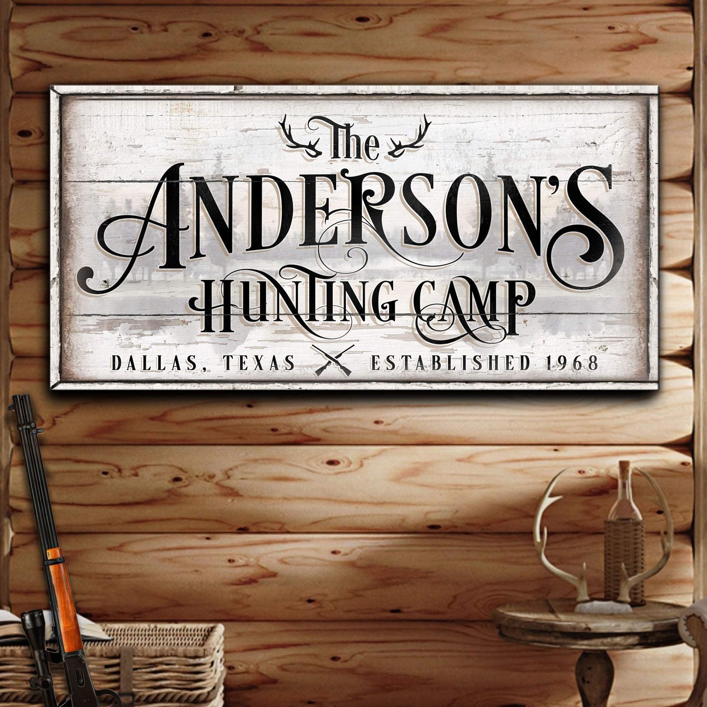 Family Hunting Camp Sign II - Tailored Canvases - Flyclothing LLC