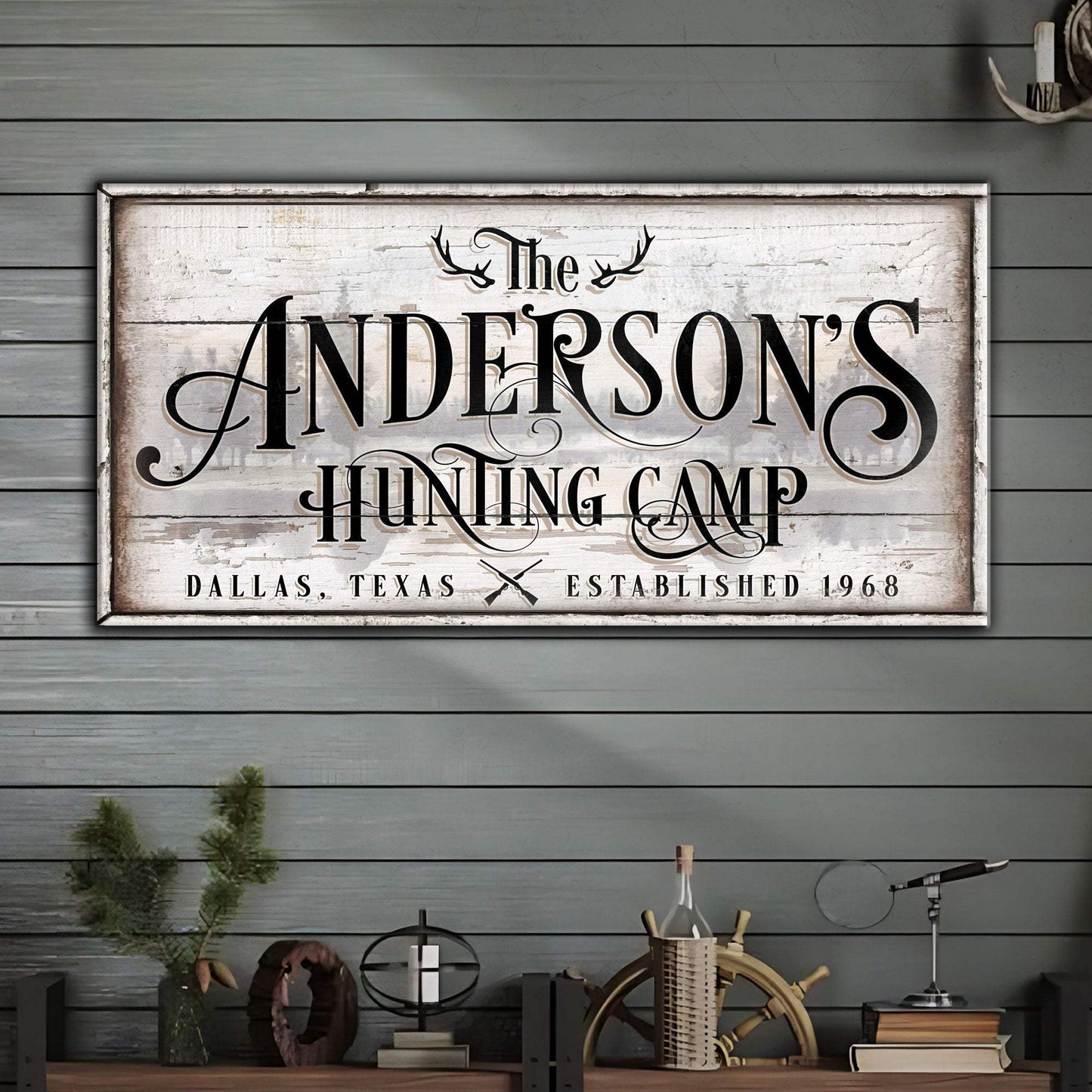 Family Hunting Camp Sign II - Tailored Canvases - Flyclothing LLC