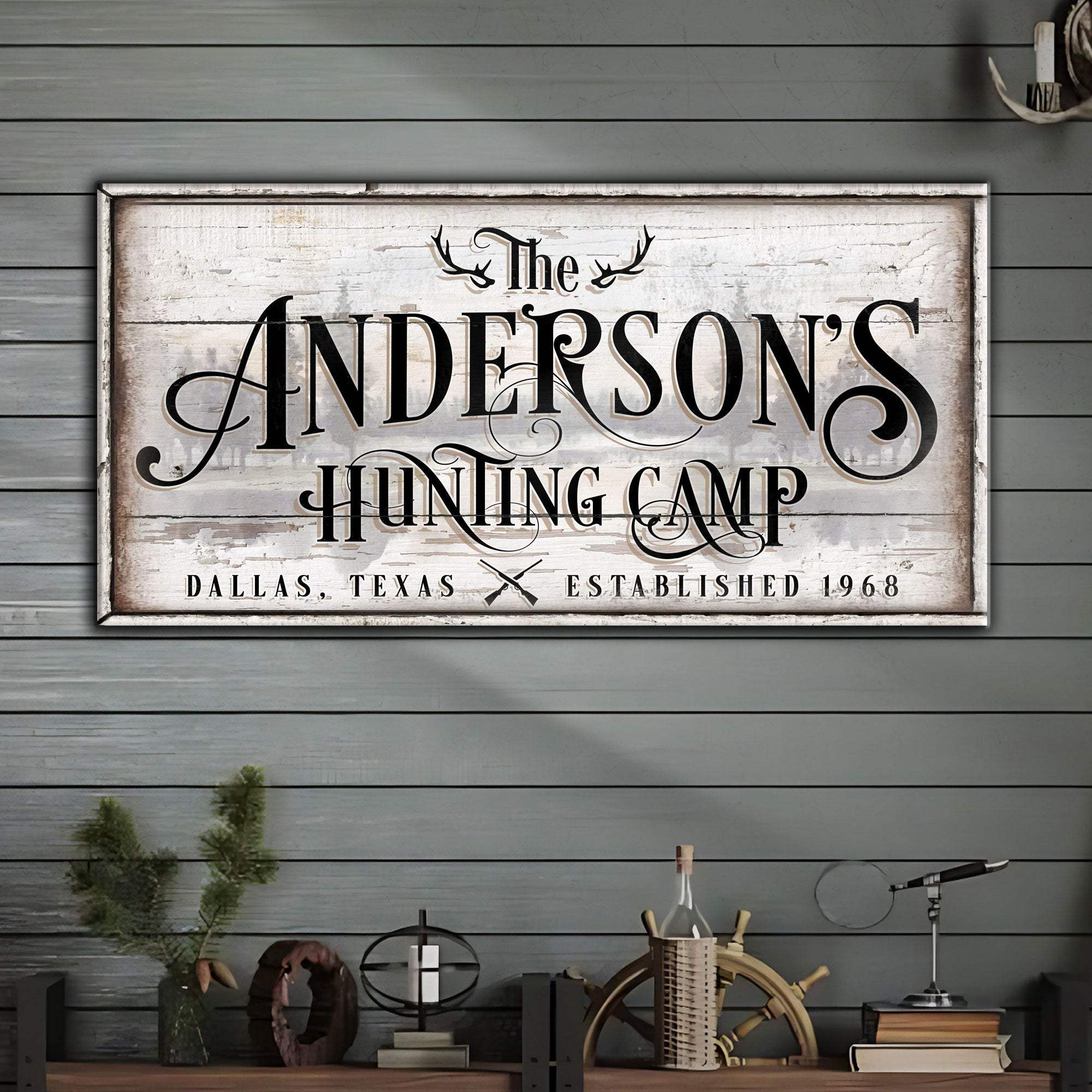 Family Hunting Camp Sign II - Tailored Canvases - Flyclothing LLC