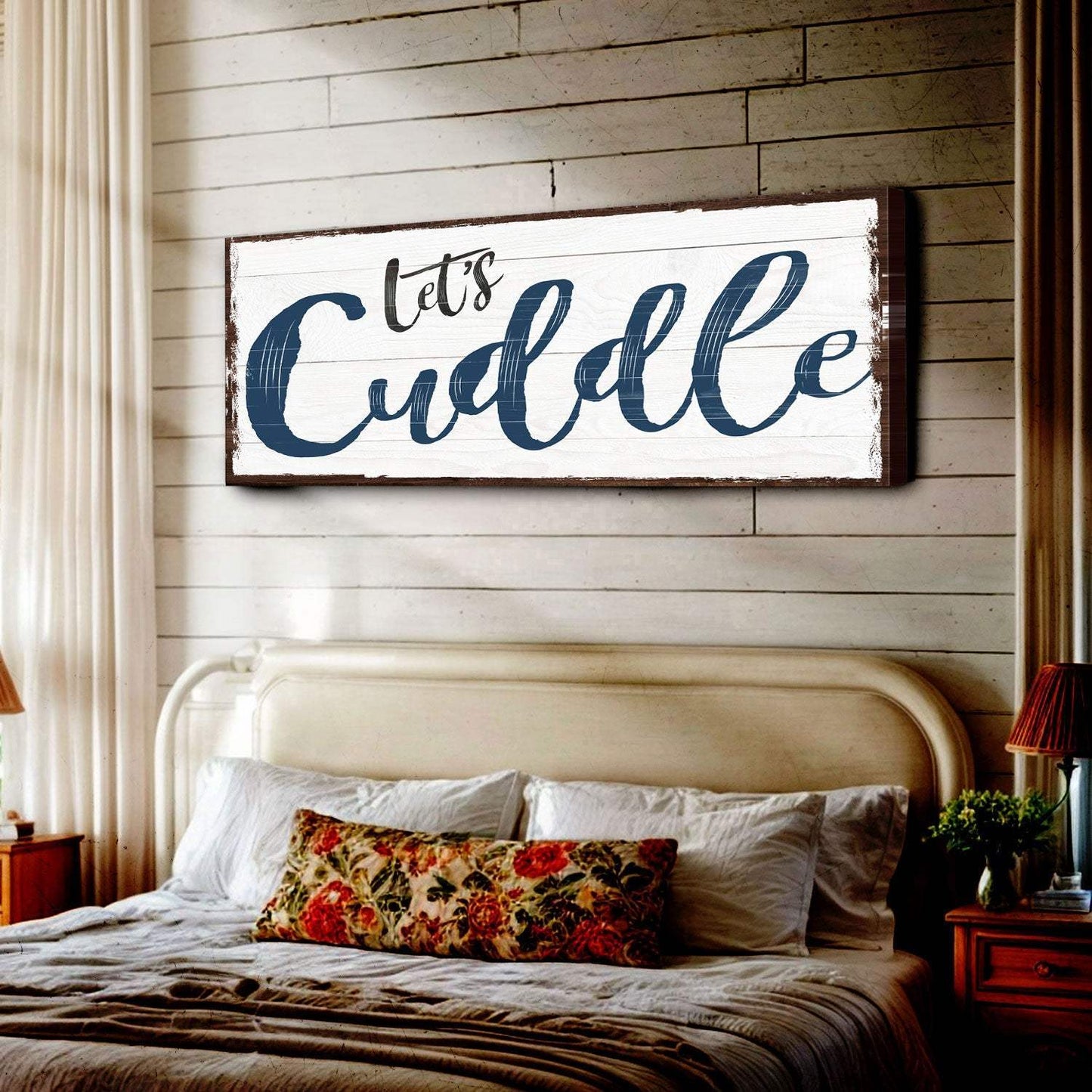 Let's Cuddle Sign II - Tailored Canvases - Flyclothing LLC