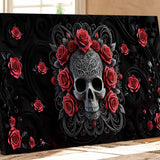 3D Vintage Skull Wall Art II - Tailored Canvases - Flyclothing LLC