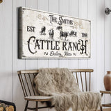 Branded Cattle Ranch Sign III - Tailored Canvases - Flyclothing LLC