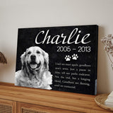 Pet Memorial Sign IV - Tailored Canvases - Flyclothing LLC