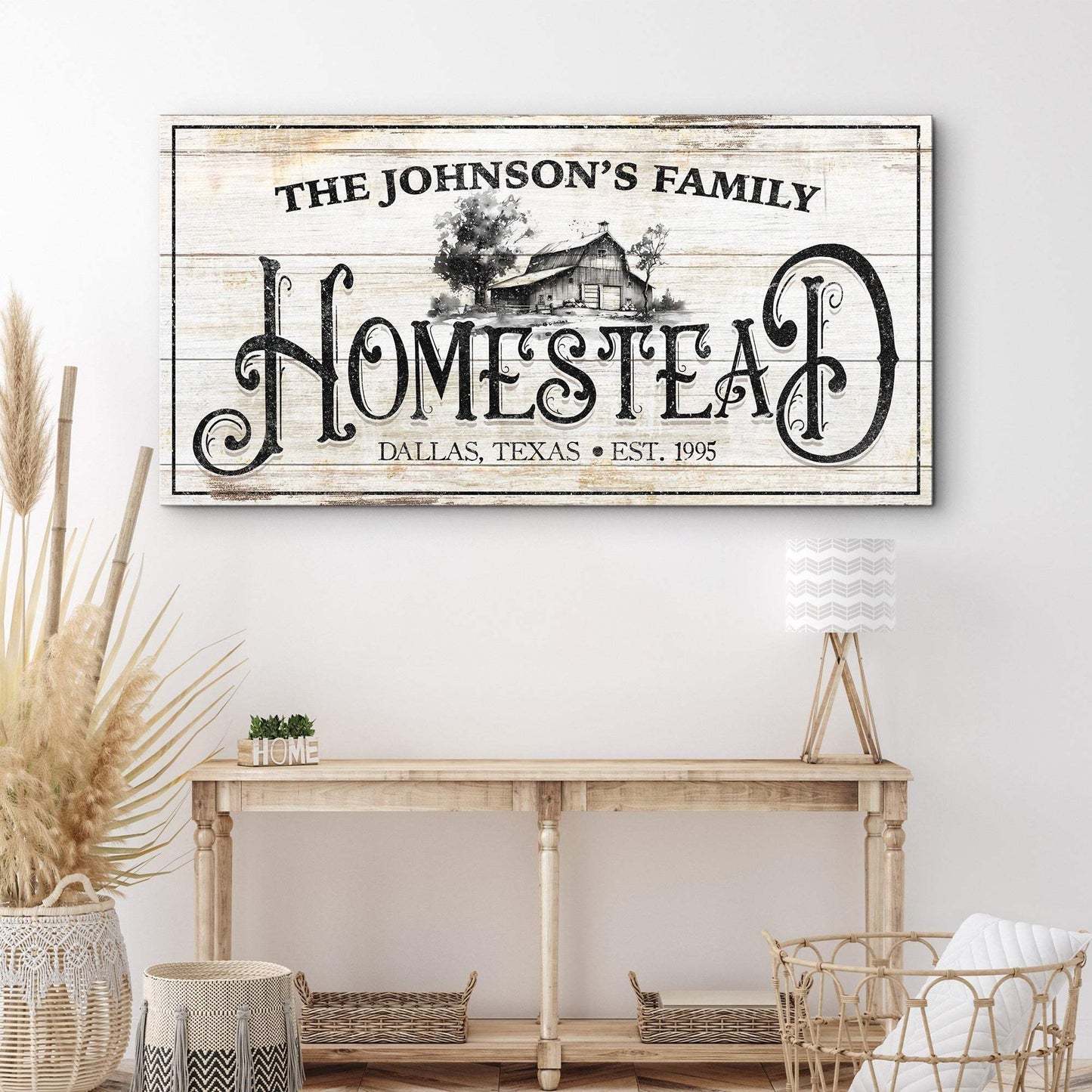 Vintage Farmhouse Homestead Sign - Tailored Canvases - Flyclothing LLC