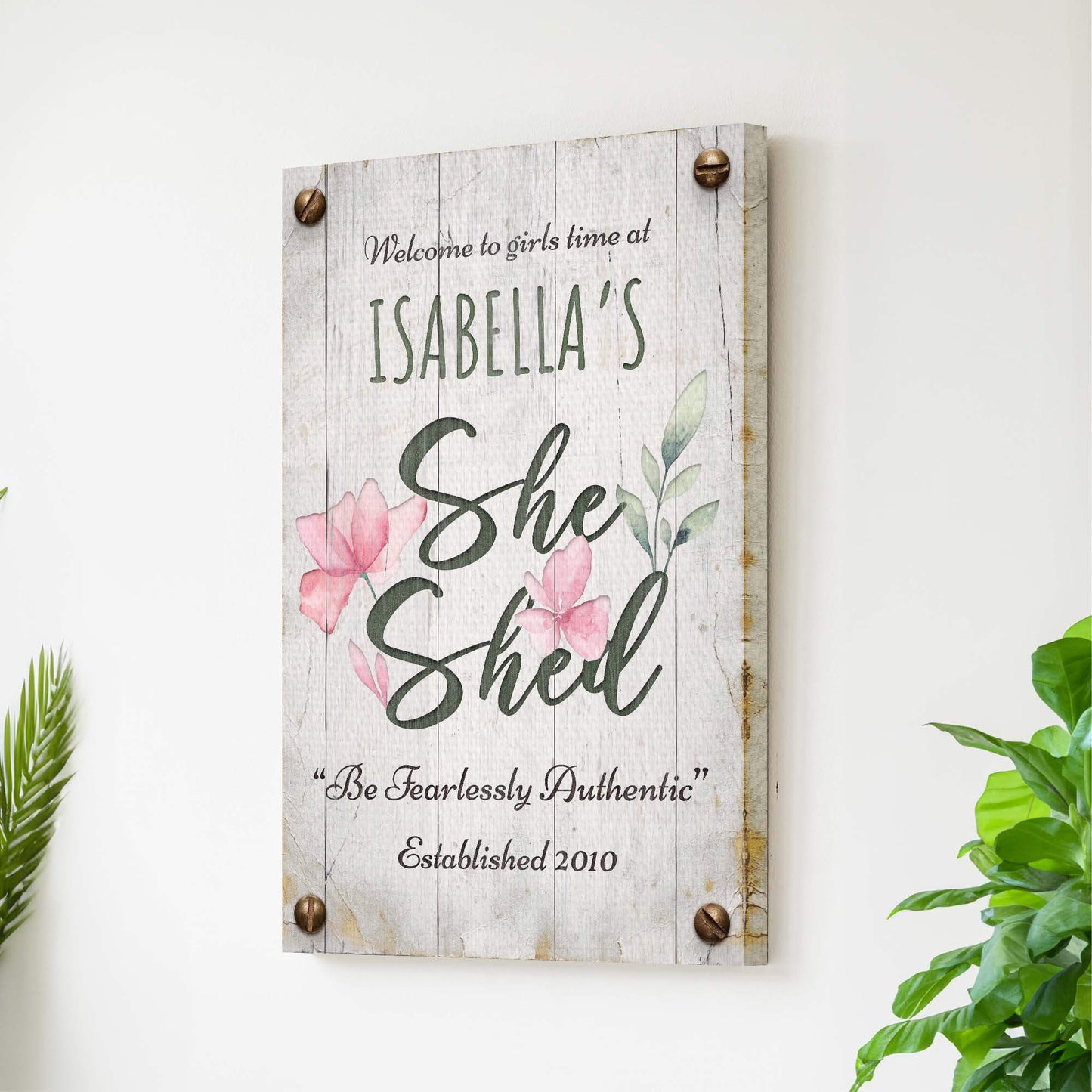 She Shed Sign IV - Tailored Canvases - Flyclothing LLC