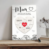 Mother's Day Sign The Piece That Holds Us Together III - Tailored Canvases - Flyclothing LLC