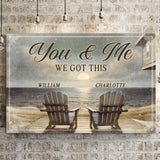 Ranch House Porch Themed We Got This Couple Sign - Tailored Canvases - Flyclothing LLC