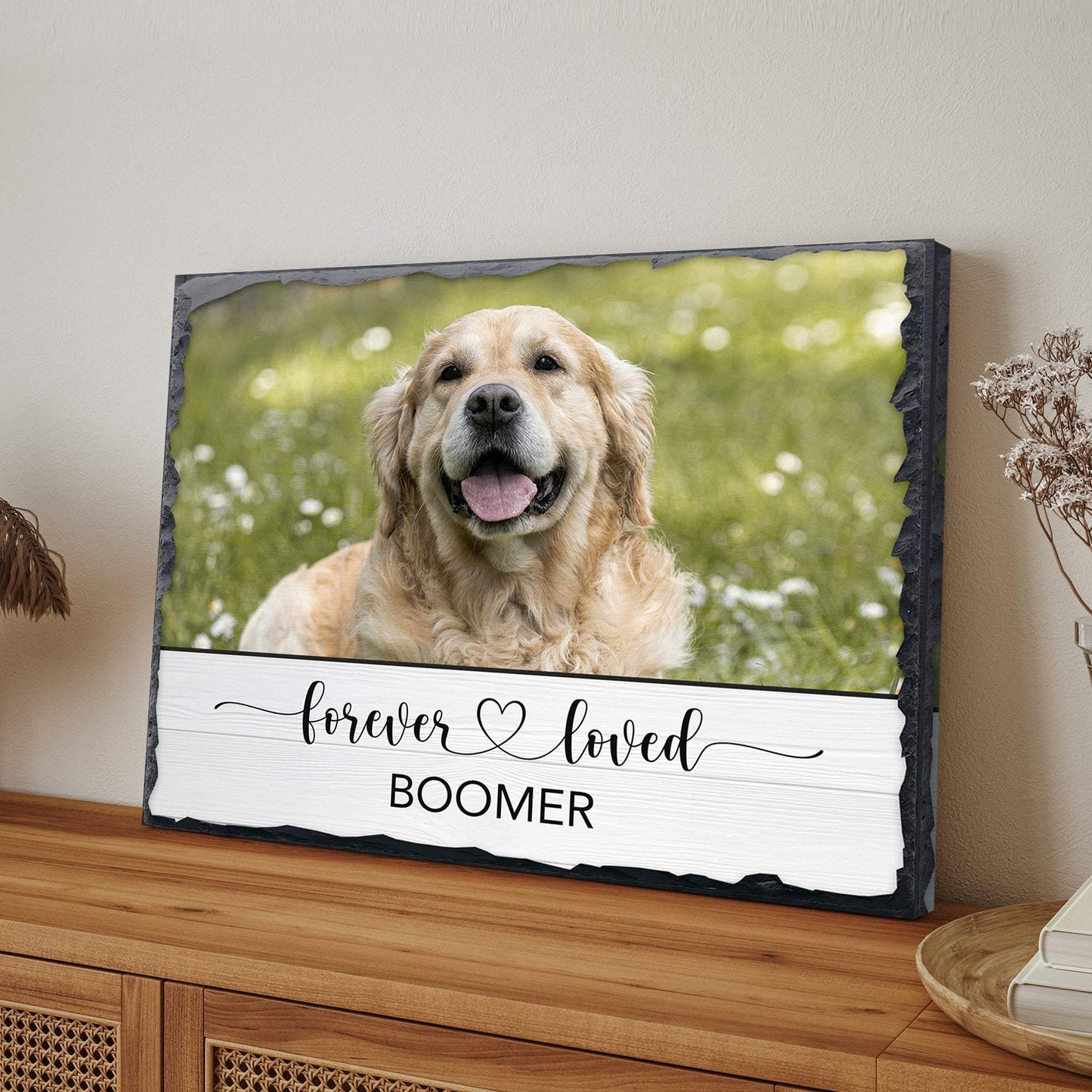 Pet Memorial Sign Forever Loved - Tailored Canvases - Flyclothing LLC