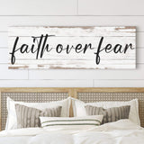 Faith Over Fear Faith Sign III - Tailored Canvases - Flyclothing LLC
