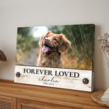 Custom Pet Memorial Sign Forever Loved - Tailored Canvases - Flyclothing LLC