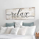 Relax You're on Lake Time Sign II - Tailored Canvases - Flyclothing LLC