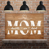 Mother's Day Wood Sign - Tailored Canvases - Flyclothing LLC