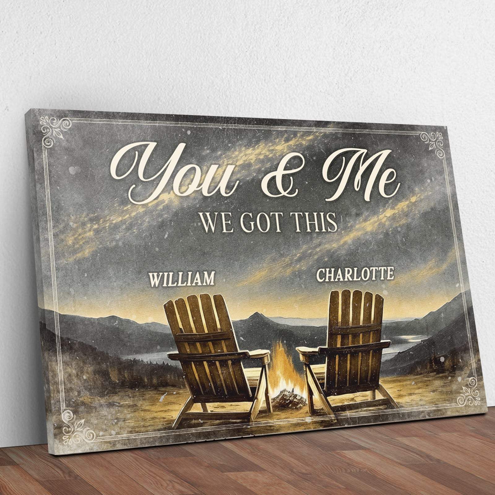Camping Themed We Got This Couple Sign - Tailored Canvases - Flyclothing LLC