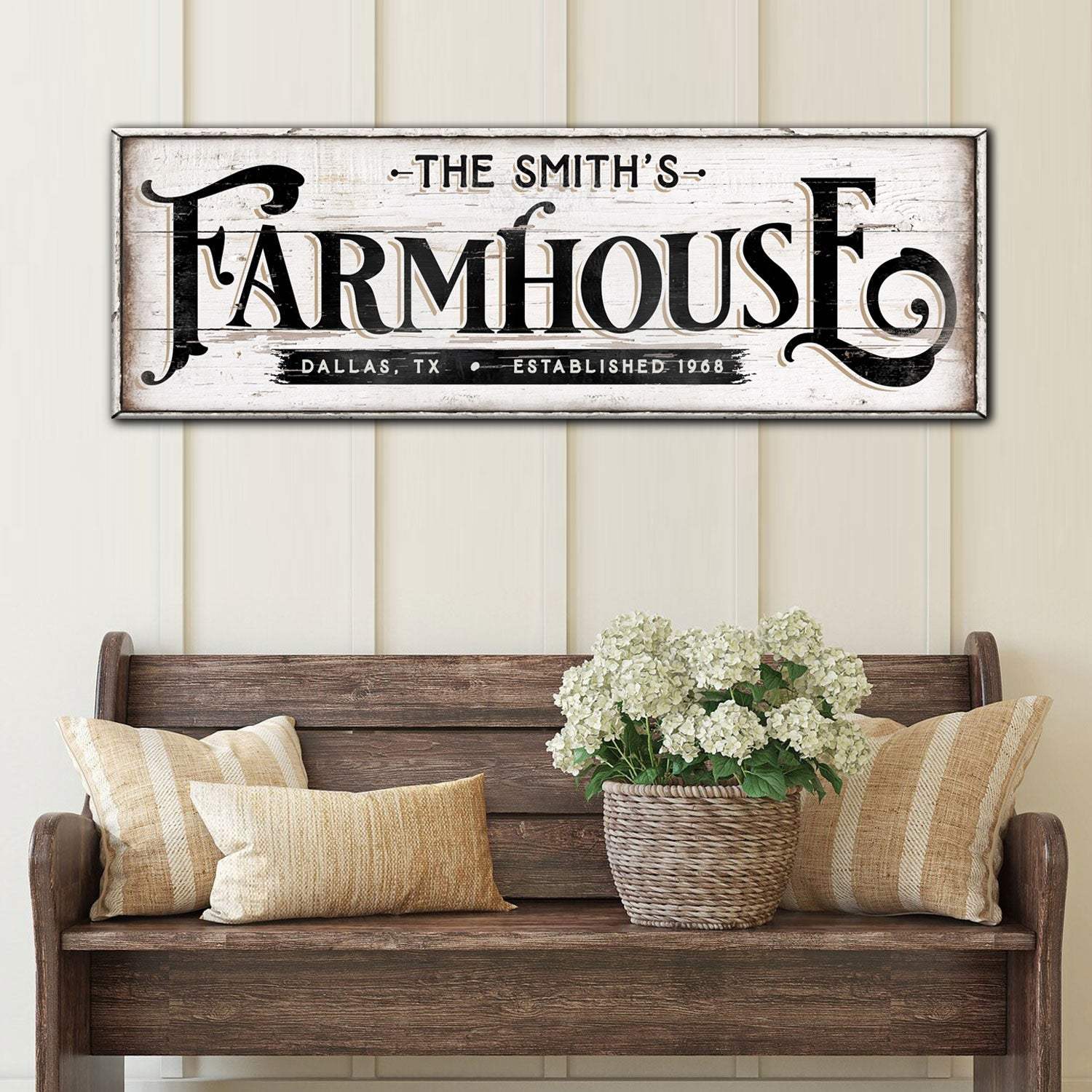 Vintage Rust Farmhouse Sign III - Tailored Canvases - Flyclothing LLC