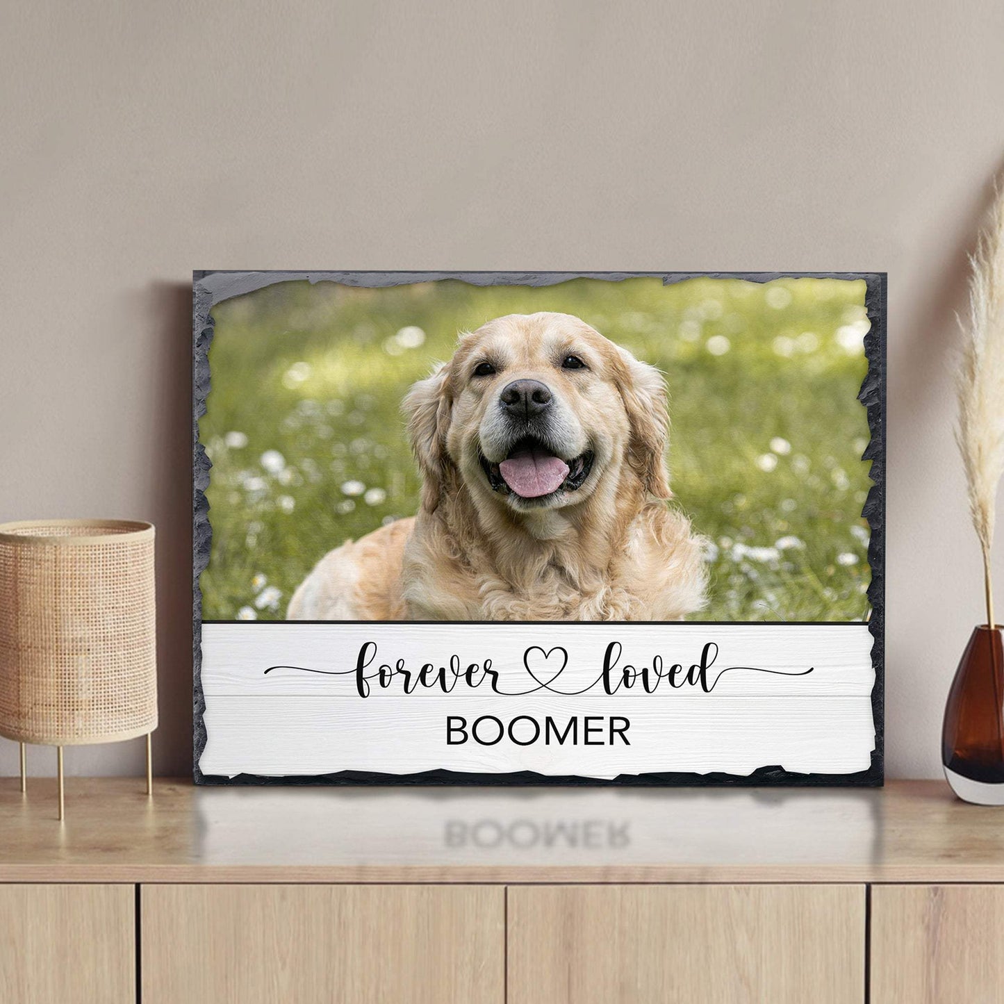 Pet Memorial Sign Forever Loved - Tailored Canvases - Flyclothing LLC
