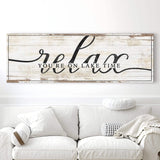 Relax You're on Lake Time Sign II - Tailored Canvases - Flyclothing LLC