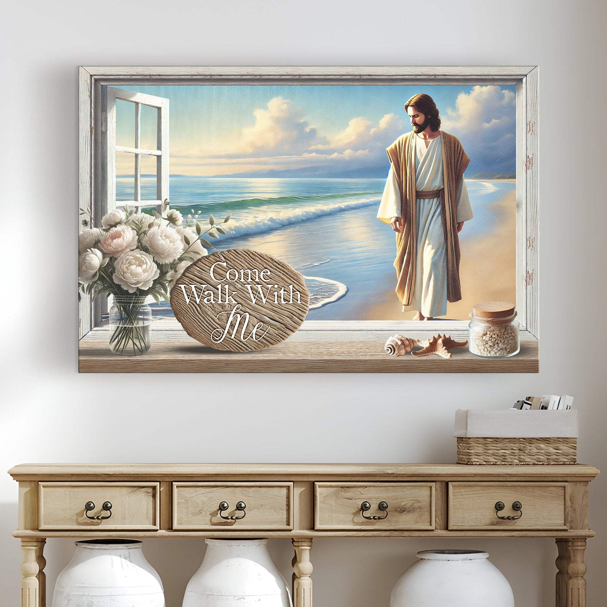 Come Walk With Me Faith Sign III - Tailored Canvases - Flyclothing LLC