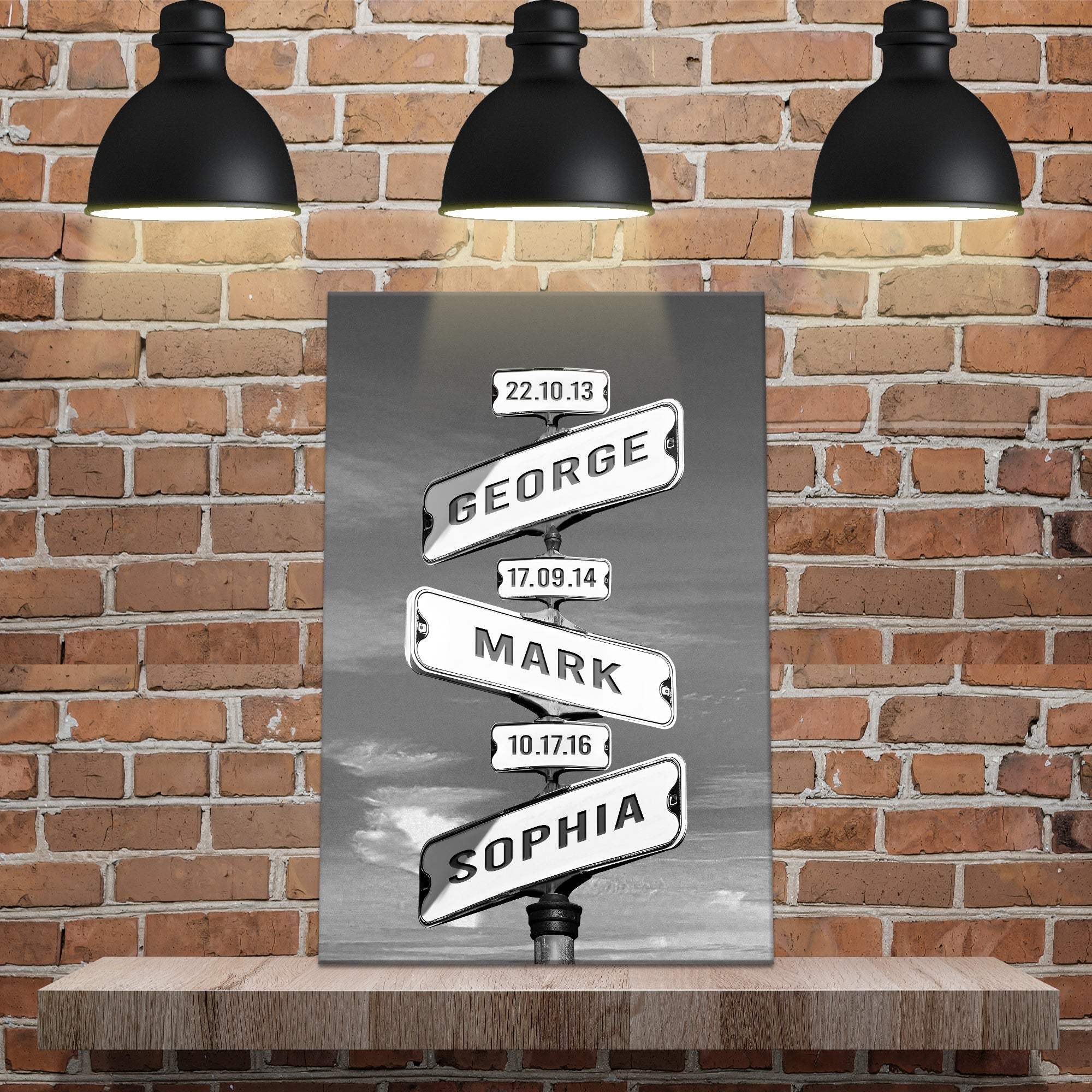 Family Names Road Sign - Tailored Canvases - Flyclothing LLC