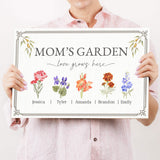 Mother's Day Sign Love Grows Here Mom's Garden - Tailored Canvases - Flyclothing LLC