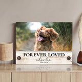 Custom Pet Memorial Sign Forever Loved - Tailored Canvases - Flyclothing LLC