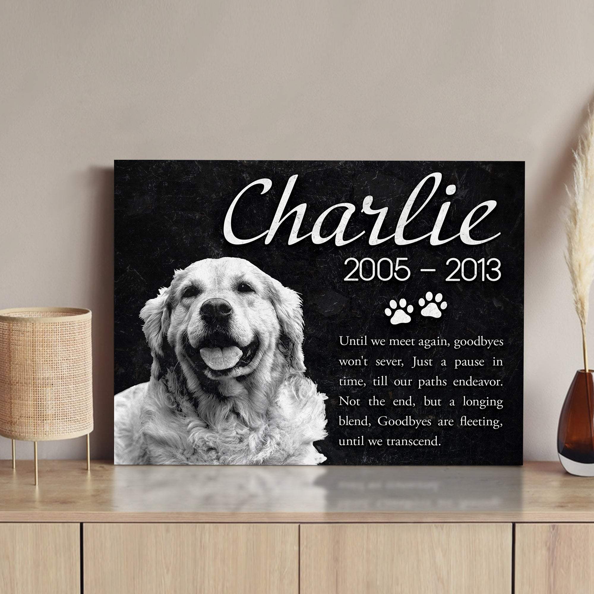 Pet Memorial Sign IV - Tailored Canvases - Flyclothing LLC