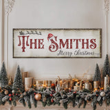Christmas Family Name Sign IV - Tailored Canvases - Flyclothing LLC