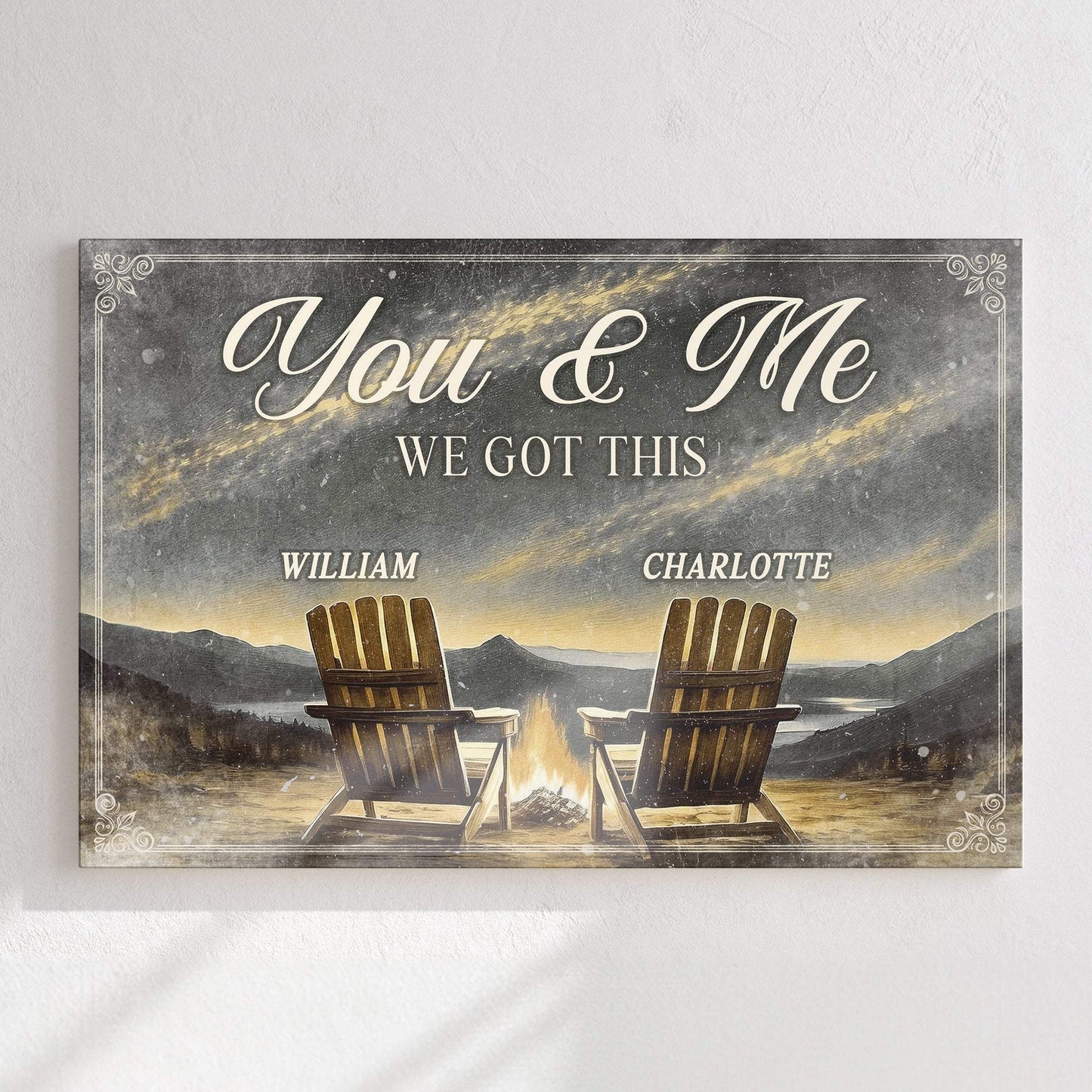 Camping Themed We Got This Couple Sign - Tailored Canvases - Flyclothing LLC