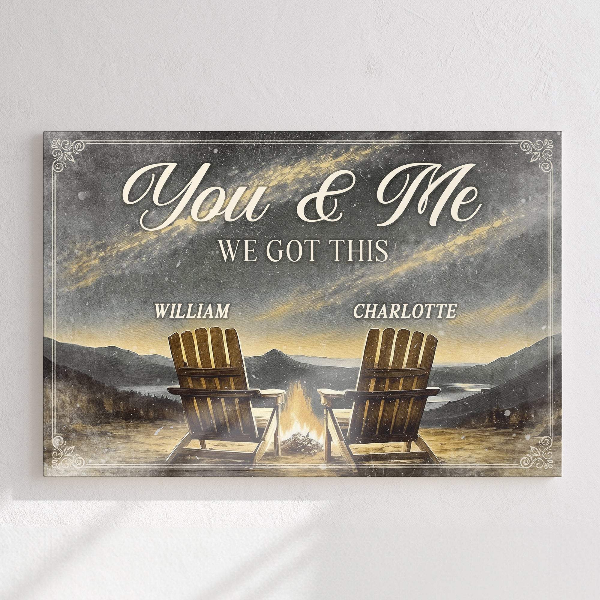 Camping Themed We Got This Couple Sign - Tailored Canvases - Flyclothing LLC